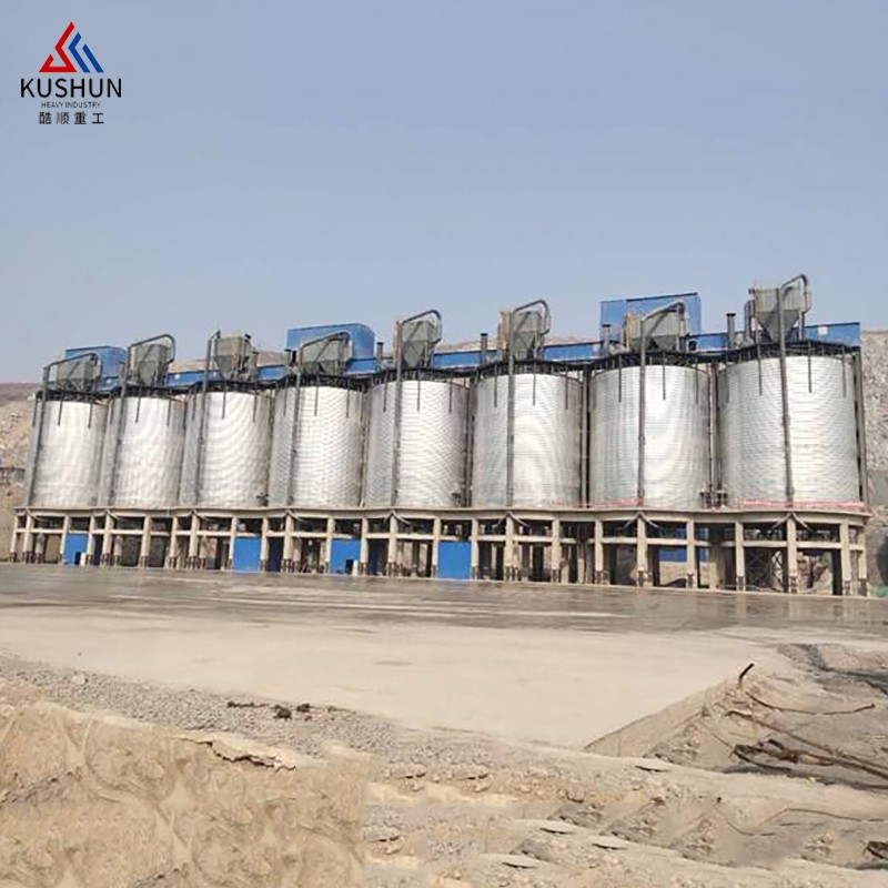 Silos ze stali zbożowej